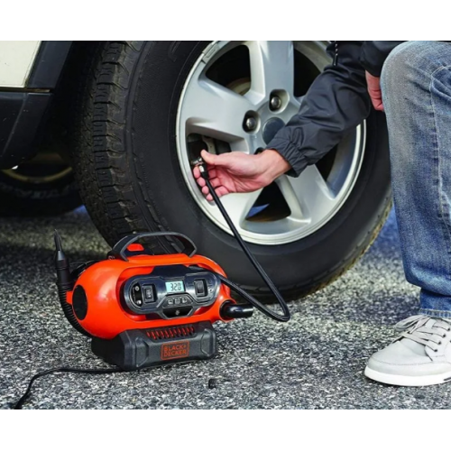 Компресор портативний 3 в 1 (12/18/220V) Black&Decker BDCINF18N-QS