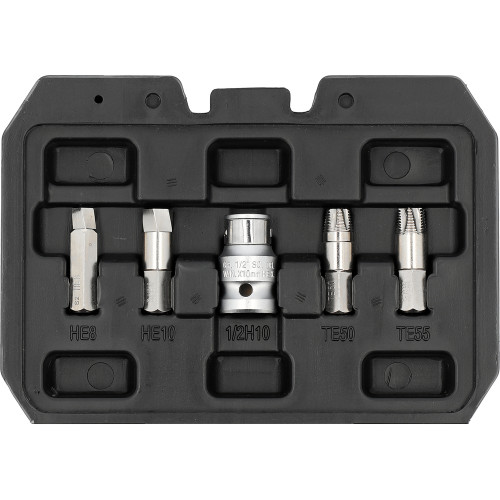Набір біт-екстракторів Hex і Torx YATO 1/4" та 3/8", 19 елементів YT-04584