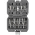 Набір біт-екстракторів Hex і Torx YATO 1/4" та 3/8", 19 елементів YT-04584