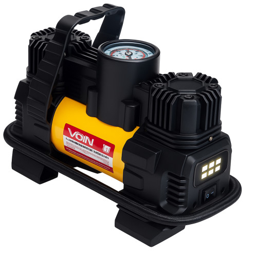 Компрессор "VOIN" VL-620 2 цилиндровый 150psi 85л/мин на клеммы VL-620