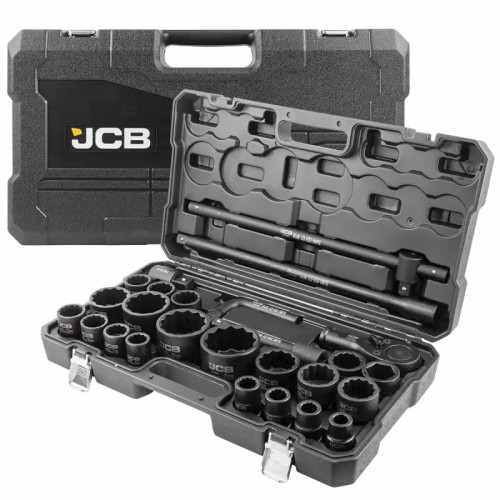 Набір інструменту 26 од. 3/4", 1" з  ударними головками JCB-68262-9MPB