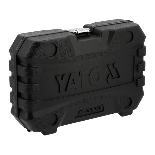 Головки к секретным винтам колесных дисков Mercedes YATO с квадрат-1/2", компл. 32 шт YT-060390