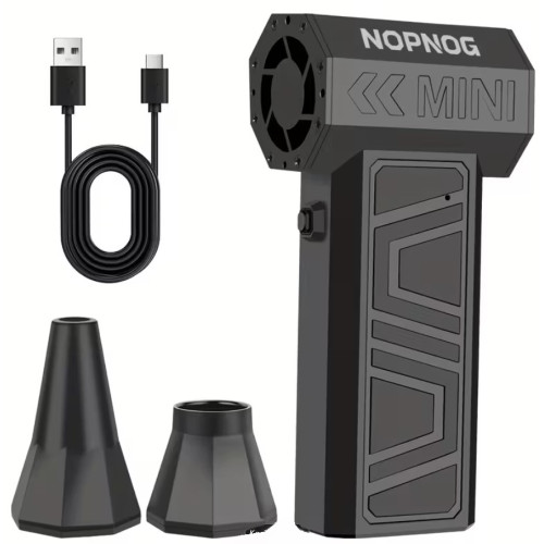 Турбовентилятор мини аккумуляторный NOPNOG, 130000 об/мин, 4 режима