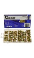Резьбовые заклепки (нитогайки) стальные в наборе М3-М10 ,150шт GEKO G02912