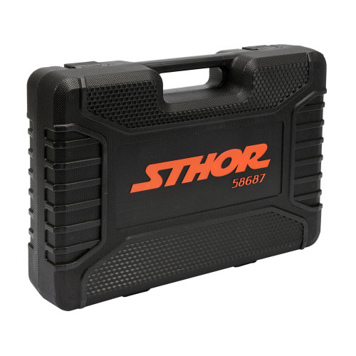 Набір інструменту комбінований STHOR : 1/4" та 1/2" - 94 предмета (58687)