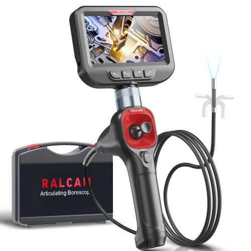 Индустриальный эндоскоп, экран 4,3" с камерой 360°, 6 мм RALCAM F606B