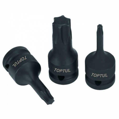 Головки ударные 1/2" с наружным профилем TORX, TOPTUL KADA1630 Series