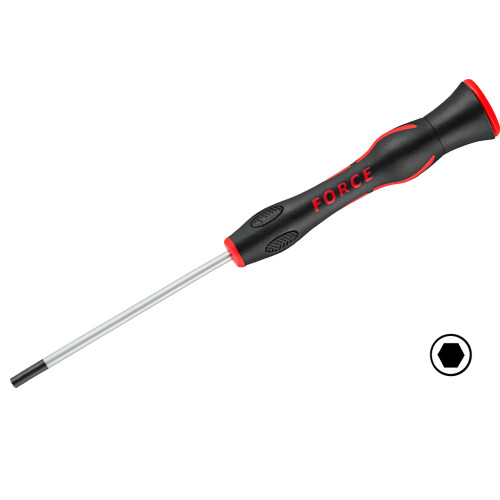 Викрутка 6-гранна ювелірна 0.9 mm L стрижня = 40 mm L загальна = 120 mm FORCE 734040009 F