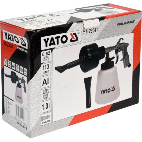 Пистолет пневматический для образования пены с турбо-соплом 1 л YATO YT-23641