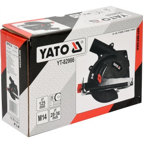 Кожух пылезащитный к УШМ для резки на диск Ø125 мм YATO YT-82986