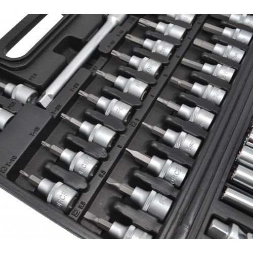 Набор инструмента 12-гр.3/8" , 61 пр. (6-24 мм) FORCE 3611-9 F