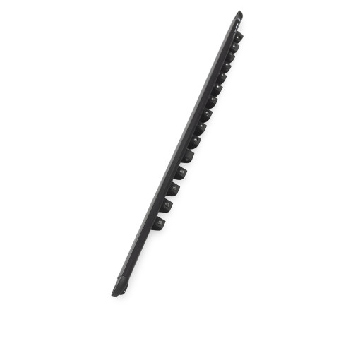 Рейка утримання торцевих головок під квадрат 3/8", магнітна, 16 місць, 380 мм FORCE