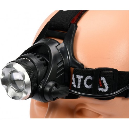 Налобний ліхтар XM-L2 CREE 10W 100 лм (4 x AA)YATO YT-08591