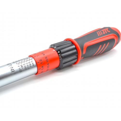 Динамометрический ключ реверсивный 1/4" 2~24Hм 308мм 6682 JTC