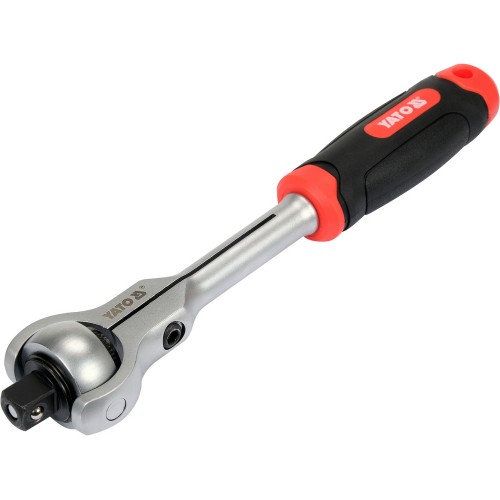 Трещотка с вращающейся головкой 72зубца YATO, 1/2", l= 255 мм YT-07202
