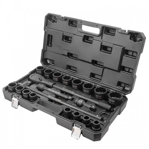 Набір інструменту 3/4" 21 предмет, з ударними головками 12гран. JCB Tools JCB-6213-9MPB