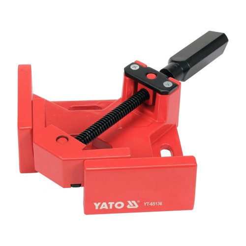 Тиски угловые 90° YATO 150х 150 мм, h= 55 мм, развод губок- 70 мм [YT-65136]