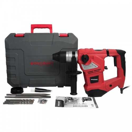 Перфоратор 1800 Вт с силой удара 7 Дж WORCRAFT RH18-38X