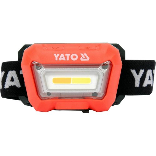 Фонарь налобный аккумуляторный YATO; 3,7В 1500 мАч, 160Lm, USB YT-08490