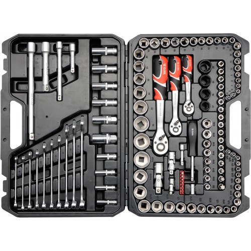 Набор инструмента 1/4", 1/2", 3/8". 120пр. YATO YT-38801