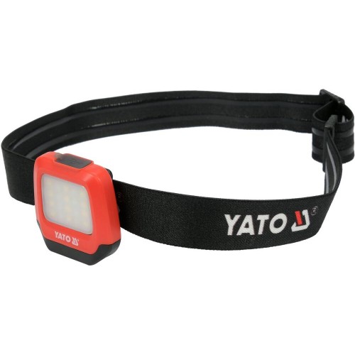 Фонарь налобный аккумуляторный 2в1 YATO; 3,7 В USB Type-C YT-08598
