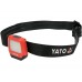 Фонарь налобный аккумуляторный 2в1 YATO; 3,7 В USB Type-C YT-08598