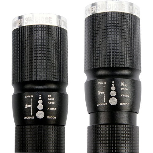 Фонарь 3W CREE XP-E LED мощный зумм YATO YT-08571