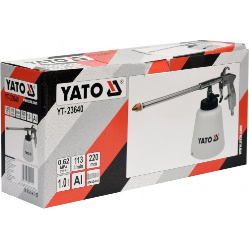 Пистолет пневматический 1 л для образования пены YATO с соплом 220 мм YATO YT-23640