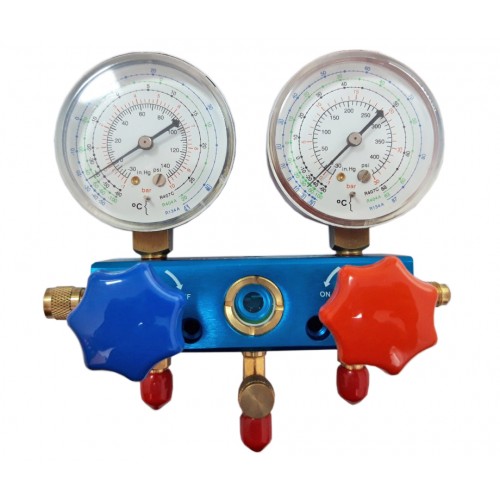 Манометричний колектор (Manifolds) 2-х вентильний для R-134а, 404а, 407с