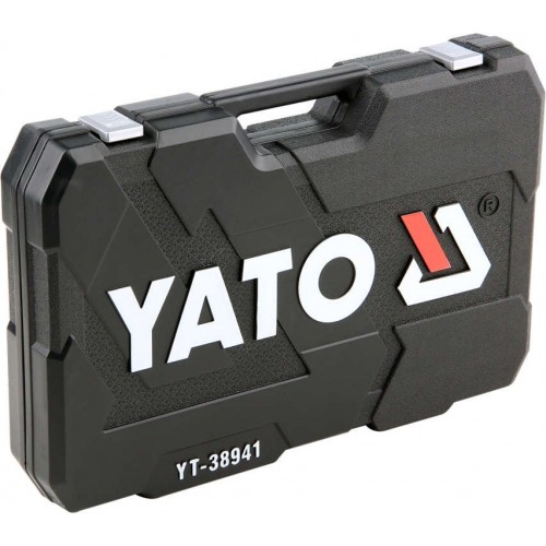Набор инструментов комбинированный 1/4"+3/8"+ 1/2'', 225пр XXL YATO YT-38941