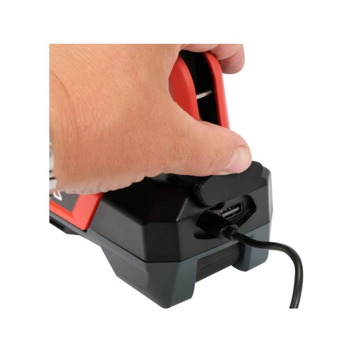 Фонарь светодиодный 2в1 аккумуляторный 8 АЧас YATO Li-Ion 3.7В, 600/1000Lm, USB Type-C YT-08548