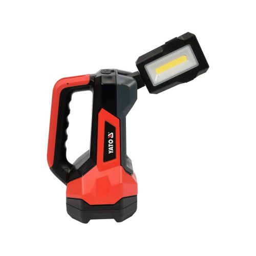 Фонарь светодиодный 2в1 аккумуляторный 8 АЧас YATO Li-Ion 3.7В, 600/1000Lm, USB Type-C YT-08548