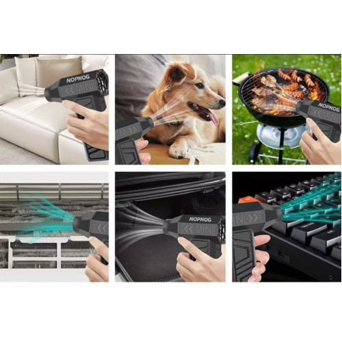 Турбовентилятор мини аккумуляторный NOPNOG, 130000 об/мин, 4 режима