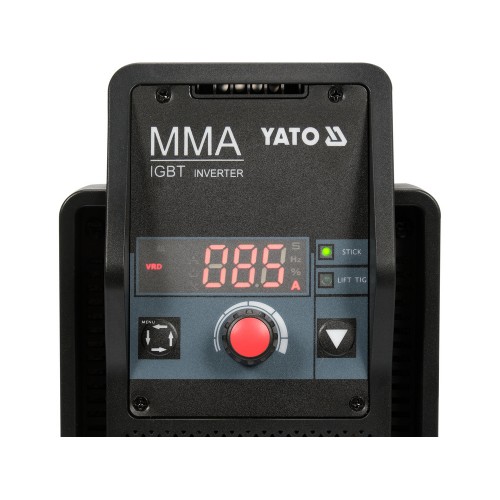 Сварочный аппарат с модулем коррекции коэффициента мощности YATO 80А-РДЗ и 200А-АДЗ, электроды Ø= 1,6-4мм (YT-81358)