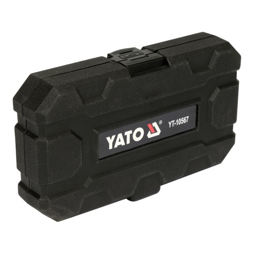 Удлинители ударные YATO 1/2", L= 200 мм, с моментом затяжки - 100-150 Nm, 5 шт. YT-10567
