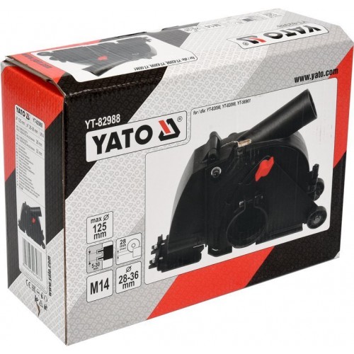 Кожух пылезащитный к УШМ для резки диск Ø125 мм YATO YT-82988