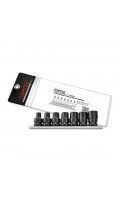 Набор ударных головок TORX 1/2" E10-E24, 7 ед. (звезда Давида) TOPTUL GDAG0701