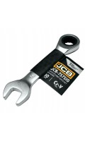 Ключ рожково-накидний з тріскачкою короткий 10мм JCB Tools JCB-757S10