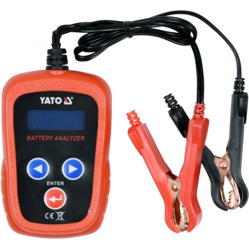 Тестер акумуляторний цифровий 12 В YATO YT-83113