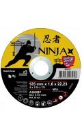 Коло відрізне по металу, 125 х 1,6 х 22,3 мм Virok Ninja (65V127)