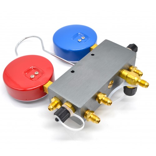 Коллектор манометрический 4-х вентильный для R-134a/R-404A/R-407/R-22 MASTERCOOL MC-96261-МB