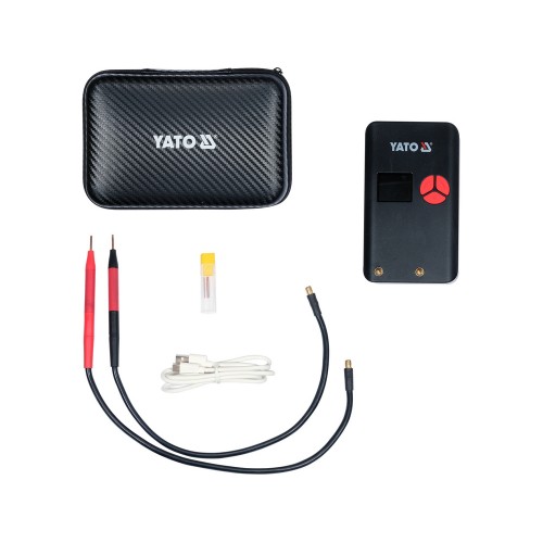 Портативный аппарат точечной сварки с функцией Power Bank Li-Po 4,2 В, 6.3 АГод, 500 А, выход- 2 А YT-82507