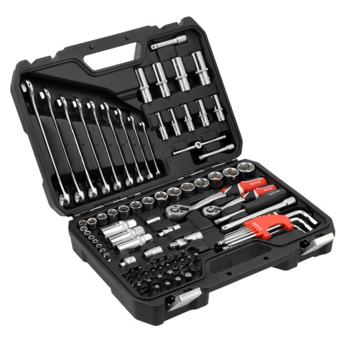 Набор комбинированного инструмента YATO YT-38785, 1/4" и 3/8", 92 предмета