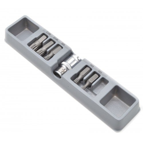 Набор насадок 1/2",10мм, SPLINE 7ед. FORCE 4066 F