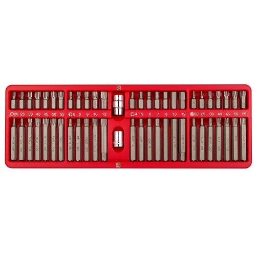 Набор бит TORX HEX SPLINE 54 предмета D-10мм ShiningBerg (113095)