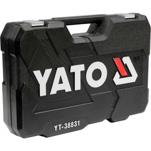 Набор инструмента 1/4", 1/2", 3/8". 111 пр. YATO YT-38831