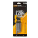 Набор удлинённых Г-образных ключей TORX с отверстием T10H–T50H, 9 шт. JCB Tools JCB-5098TL
