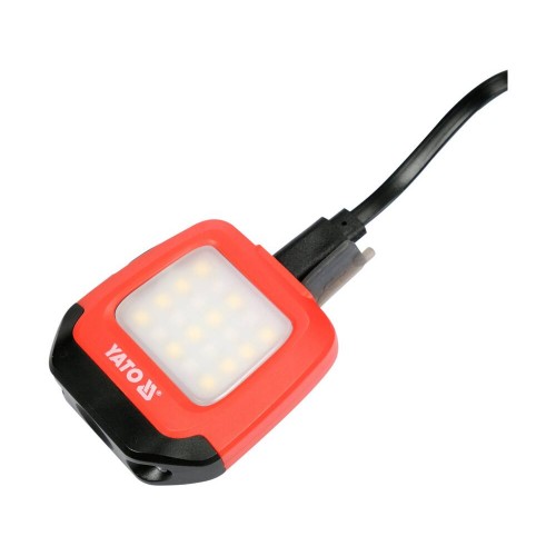 Фонарь налобный аккумуляторный 2в1 YATO; 3,7 В USB Type-C YT-08598