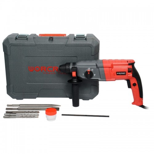 Перфоратор 850 Вт с силой удара 3,2 Дж WORCRAFT RH09-26B