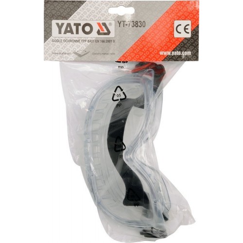 Очки защитные закрытого типа, прозрачные YATO YT-73830